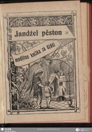Jandźel pěston modlitna knižka za dźěći