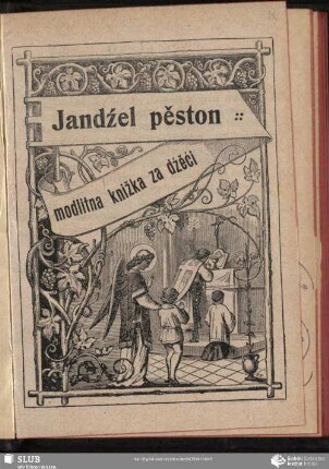 Jandźel pěston modlitna knižka za dźěći