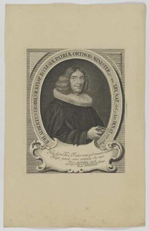 Bildnis des Iohannes Albertus Ursinus