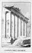 Les restes de l'ancienne Rome, recherchez avec soin, mesurez, dessinez sur les lieux, et gravez par feu Bonaventure d'Overbeke, ..., 1. Buch, Tafel a. 31.: Le Temple de la Concorde.