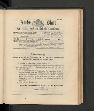 No. 324, 23. Dezember 1917