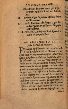 ... Pars Homiliarvm In Epistolas Dominicales, 1. ... a prima Dominica Aduentus Domini, usq[ue] ad Dominicam quartam, post Epiphania Domini