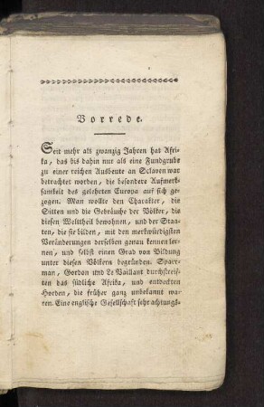 Vorrede.