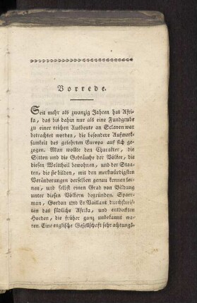 Vorrede.