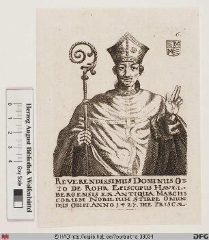 Bildnis Otto I. (von Rohr), Bischof von Havelberg