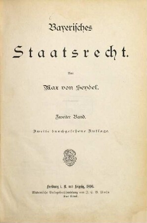 Bayerisches Staatsrecht, 2