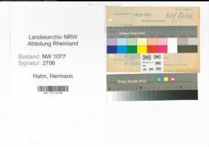 Entnazifizierung Hermann Hahn , geb. 18.05.1900 (Polizist)
