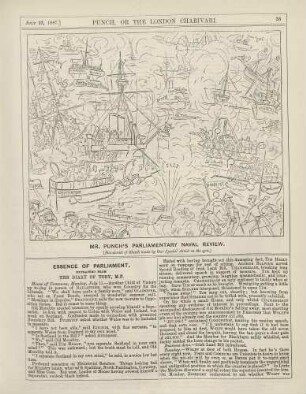 Mr. Punch's parliamentary naval review