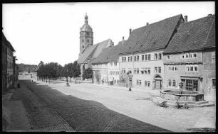Sangerhausen. Marktplatz mit Jakobikirche