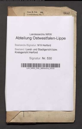 Erblasser: Brinkmann, Franz Heinrich: