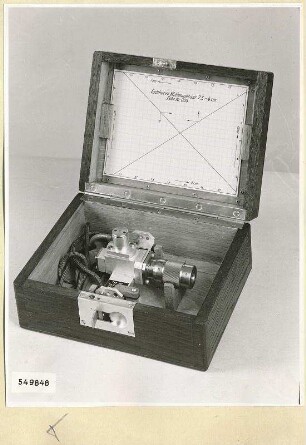 Wellenmesser 3 cm Typ Nr. 06.84003.1, im Kasten, Foto 1954