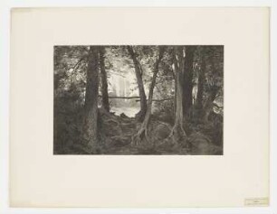 Barrières, Blatt 42 der Folge "Le paysage au fusain"