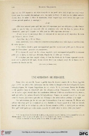 4: Une question de priorité
