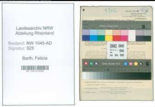 Entnazifizierung Felicia Barth , geb. 10.12.1888 (Angestellte)