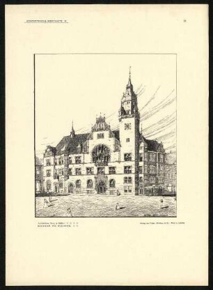 Tafel 25: Rathaus für Waldheim