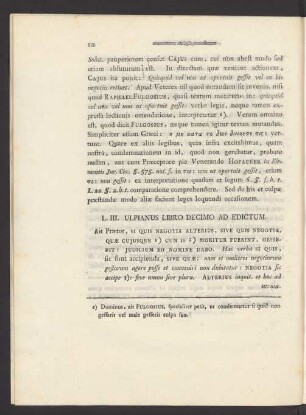 L. III. Ulpianus Libro Decimo Ad Edictum