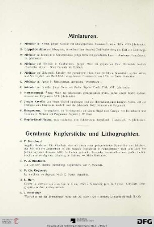 Miniaturen (Nr. 37-47)