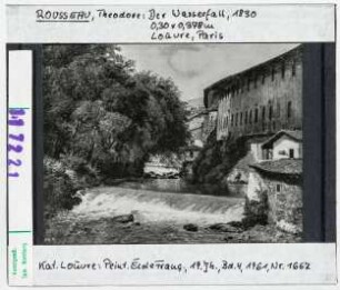 Théodore Rousseau: Der Wasserfall. Paris, Louvre