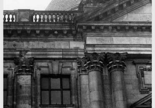Blick auf die Fassade des Bode-Museums