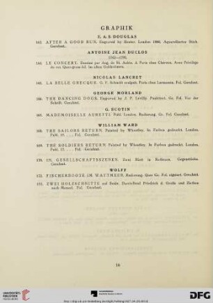 Graphik (Nr. 163-173)