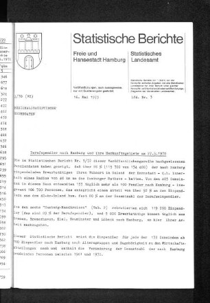 Berufspendler nach Hamburg und ihre Herkunftsgebiete am 27.5.1970 : Lfd. Nr. 3