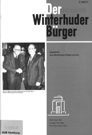 Heft II / April 1990 : Zeitschrift des Winterhuder Bürgervereins