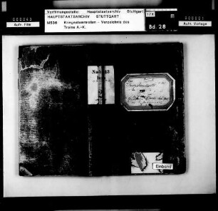 Kriegsstammrolle der Funker-Ersatzkompanie