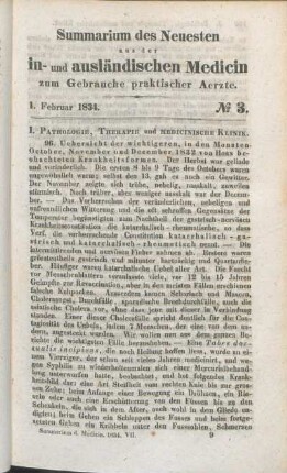 1. Februar 1834. No 3.