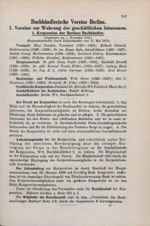 Buchhändlerische Vereine Berlins