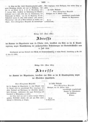 Beilagen zu Protokoll, 106. Sitzung
