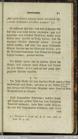 §19. Carl kömt zum drittenmal nach Rom