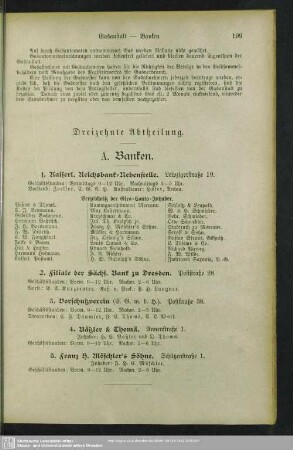 Dreizehnte Abtheilung