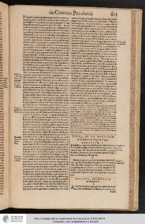 Liber XXII. Titulus III.