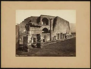 Tragisches Theater, Pompeji: Ansicht