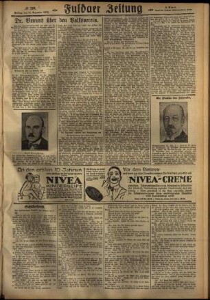 Zweite Ausgabe vom Freitag, den 14. Dezember 1928.