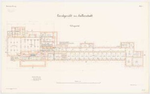 und Gefängnis, Halberstadt Landgericht: Grundriss Keller 1:100