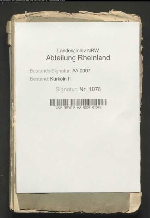 Abschiede der rheinischen Landtage