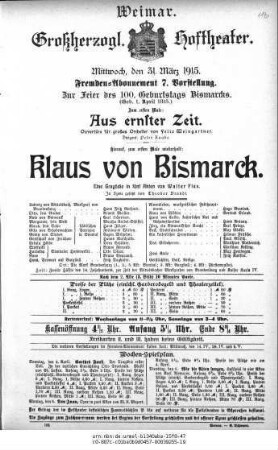 Klaus von Bismarck