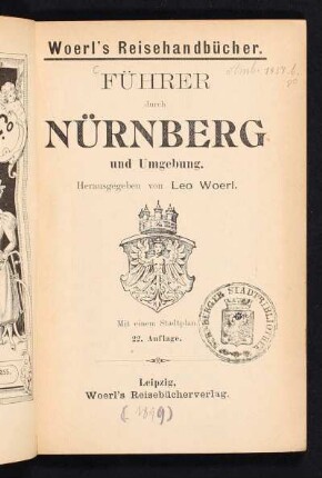 Führer durch Nürnberg und Umgebung : mit einem Stadtplan