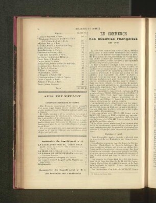Le Commerce Des Colonies Francaises En 1904.