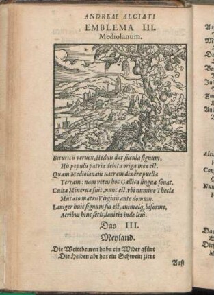 Emblema III. Mediolanum.