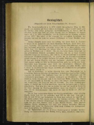 Geologisches