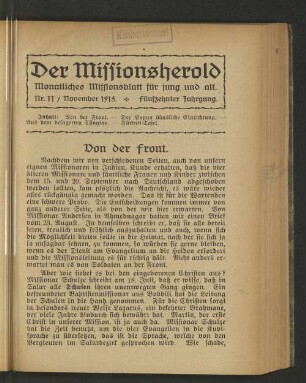Nr. 11, November 1915