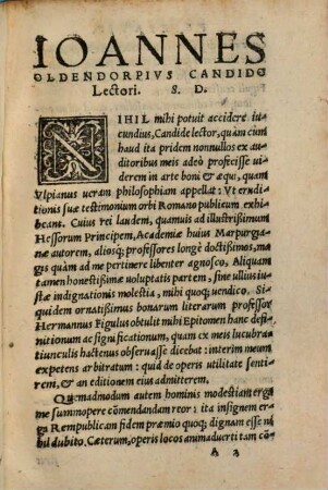 Lexicon Ivris : Epitome Definitionvm Et Rervm, Non modò tyronibus Iuris, ad intelligenda grauißima Iurisconsultorum Romanorum Scripta, sed etiam aliarum artium studiosis, ad discendas multarum uocum proprietates adprimè utilis