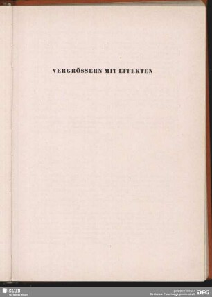 Vergrössern mit Effekten