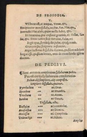 De Pedibus.