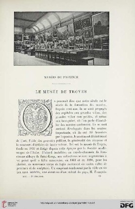 3. Pér. 21.1899: Le musée de Troyes : musées de province