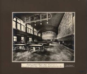 Bahnhof, Hagen: Ansicht Wartesaal 3. und 4. Klasse