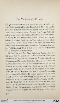 Die Nachwelt als Richterin