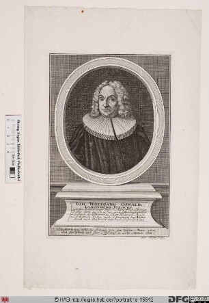 Bildnis Johann Wolfgang Osswald